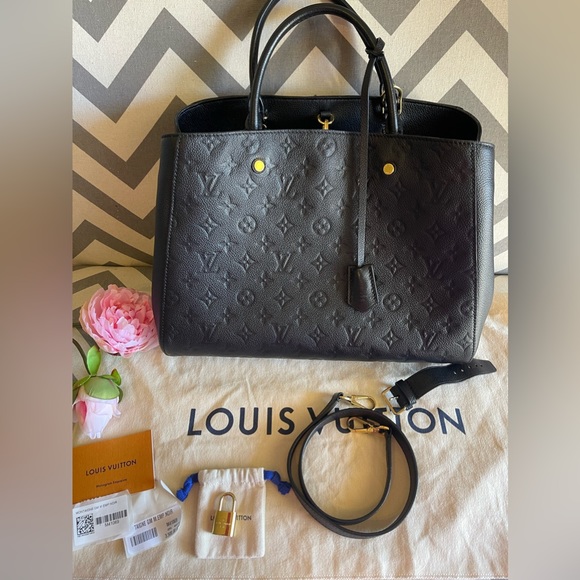 Louis Vuitton Handbags - Louis Vuitton Empreinte Montaigne GM Noir 2way Bag